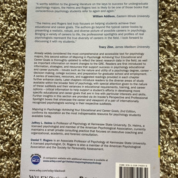 Majoring in psychology textbook. - Picture 2 of 2